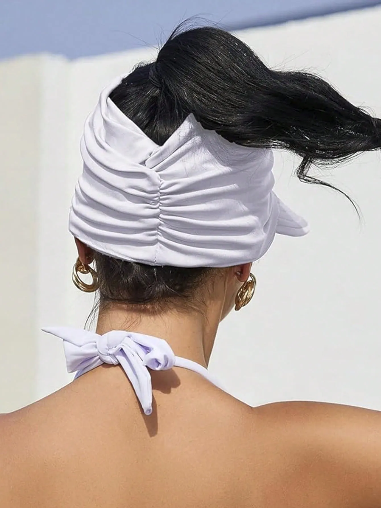 1 Pc Women Sun Visor Hat Wide Brim Summer Sun Hats UPF 50  UV Protection Beach Hats Foldable Golf Visor For Women
