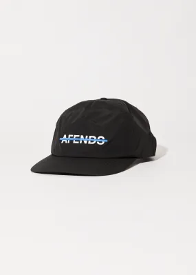 AFENDS Unisex Liquid - 5 Panel Cap - Black