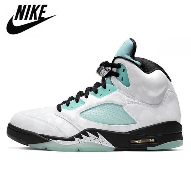Air aj 5 Basketball Shoes Neon What The  AJ 5 Comfortable Breathable Sneakers Shoes 7-13