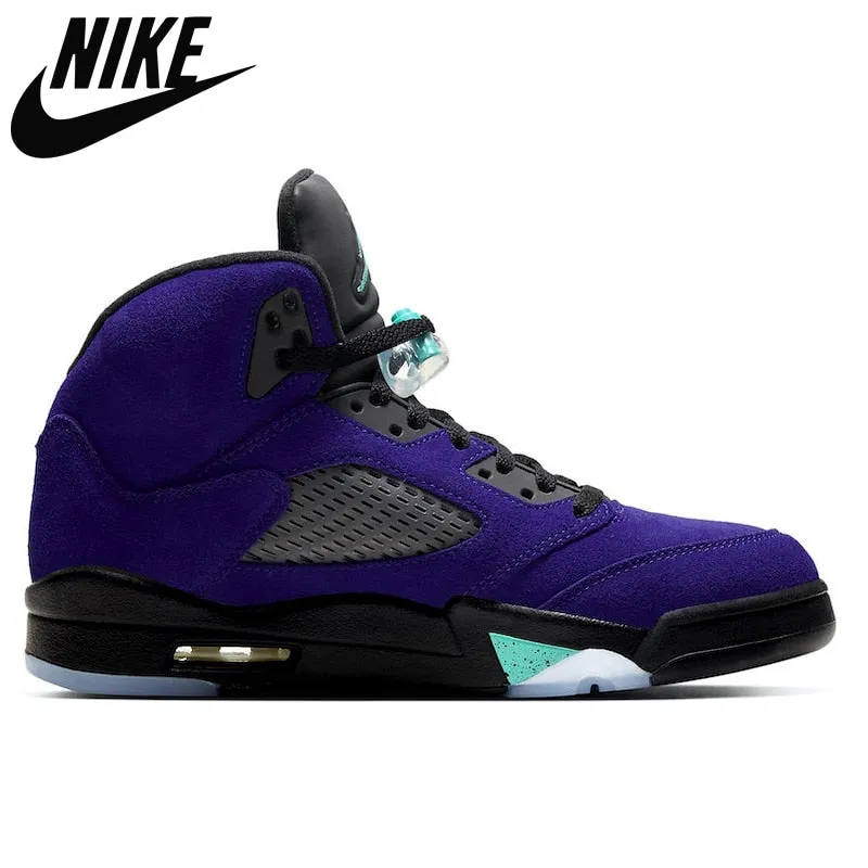 Air aj 5 Basketball Shoes Neon What The  AJ 5 Comfortable Breathable Sneakers Shoes 7-13