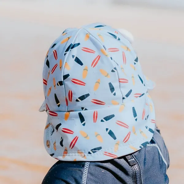 BEDHEAD HATS Kids Swim Legionnaire Beach Hat - Surfboard