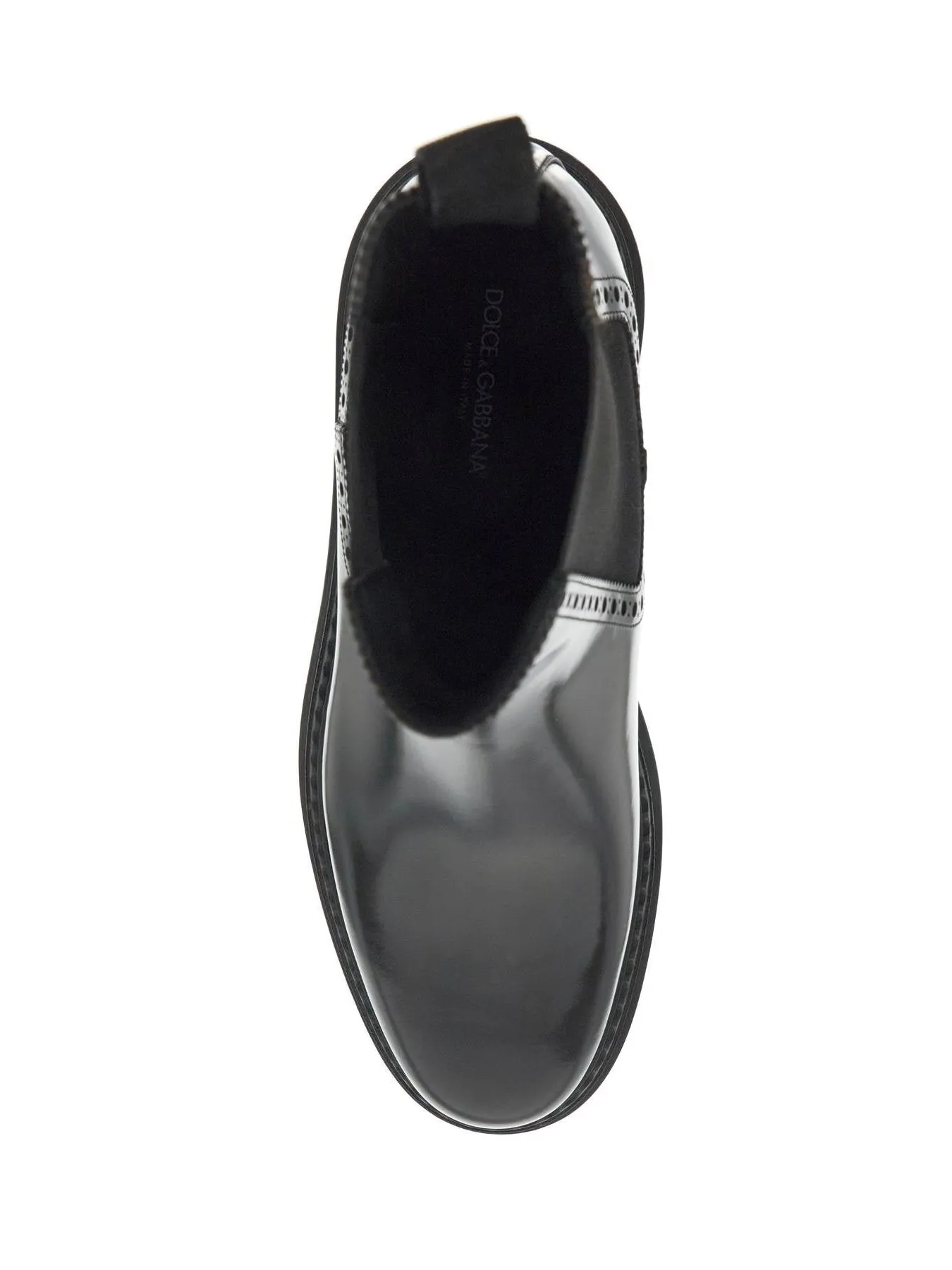 Brushed Leather Chelsea Boots