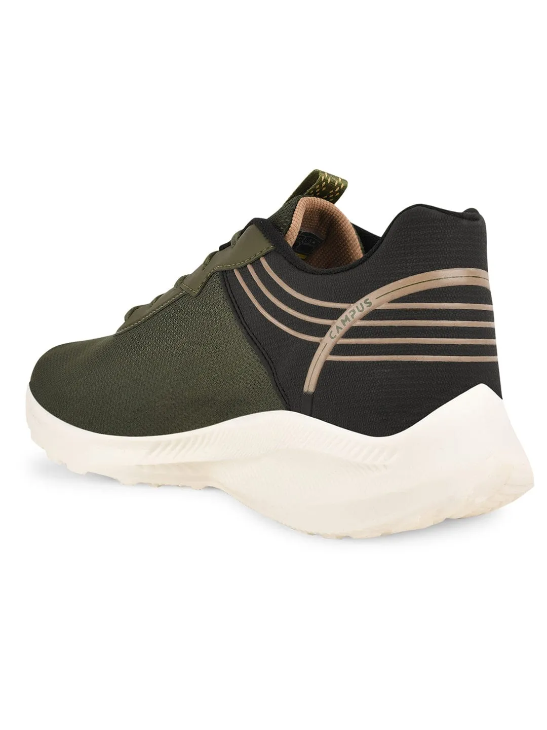 CAMP PUNCH Olive Men's Running Shoes