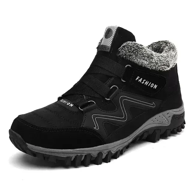 Cuzcare Men Snowy Ankle Orthopedic Boots