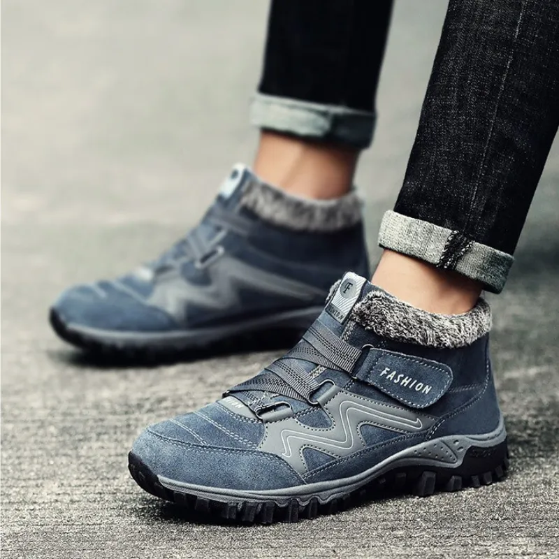 Cuzcare Men Snowy Ankle Orthopedic Boots