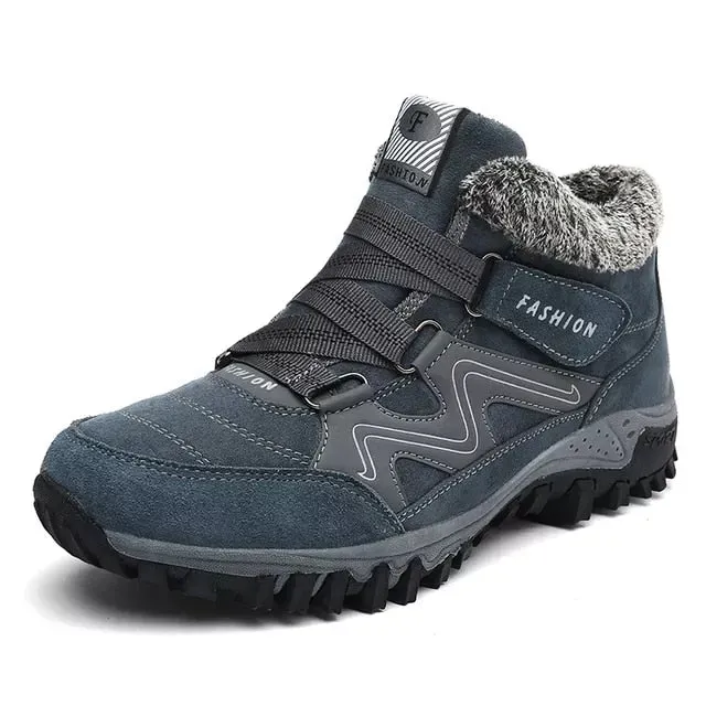 Cuzcare Men Snowy Ankle Orthopedic Boots
