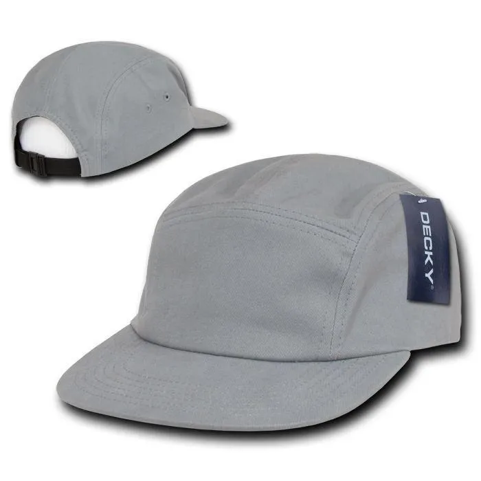 Decky Racer Jockey 5 Panel Biker Solid Plaid Camouflage Caps Hats