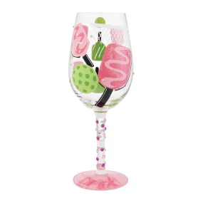 Dink then Drink Wine Glass