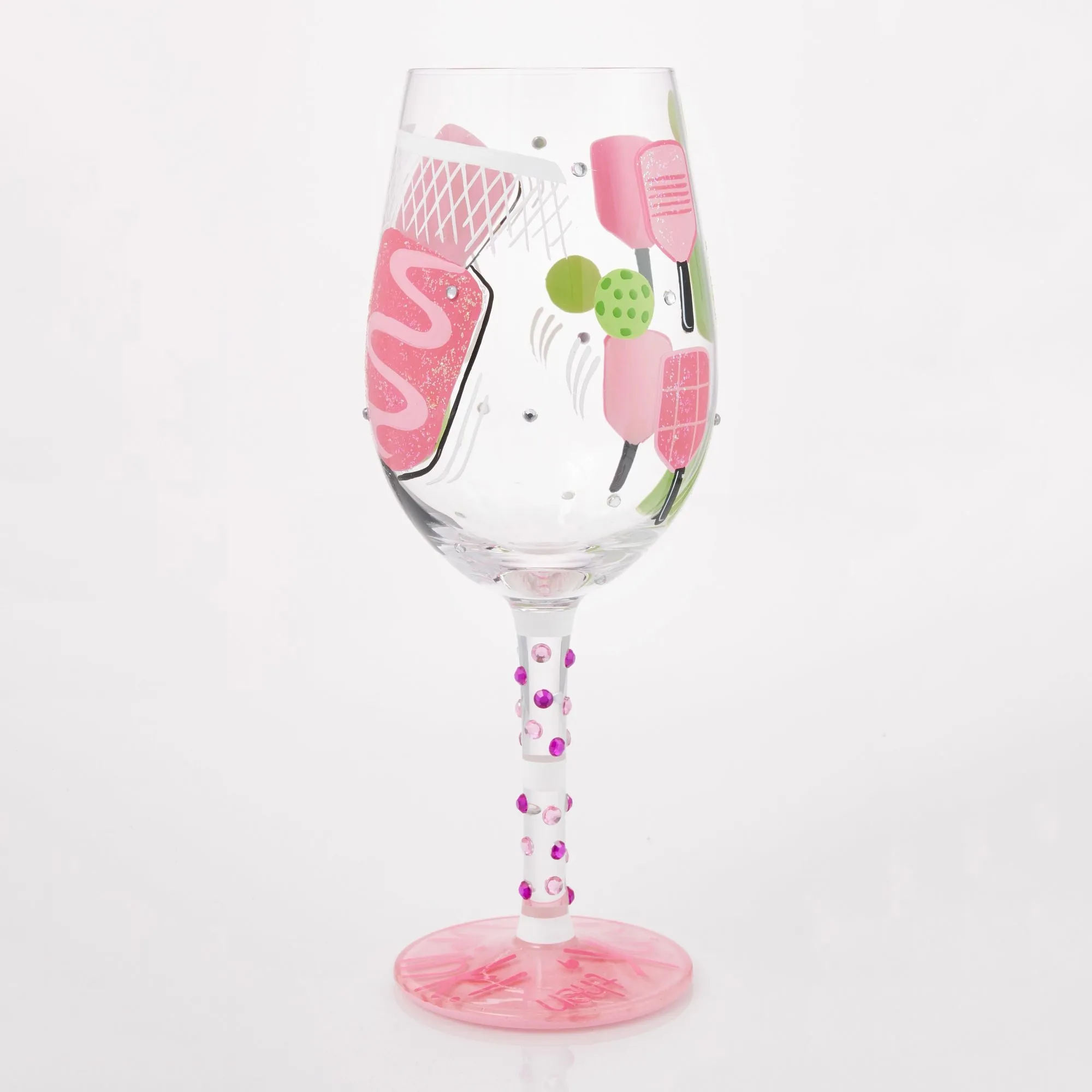 Dink then Drink Wine Glass