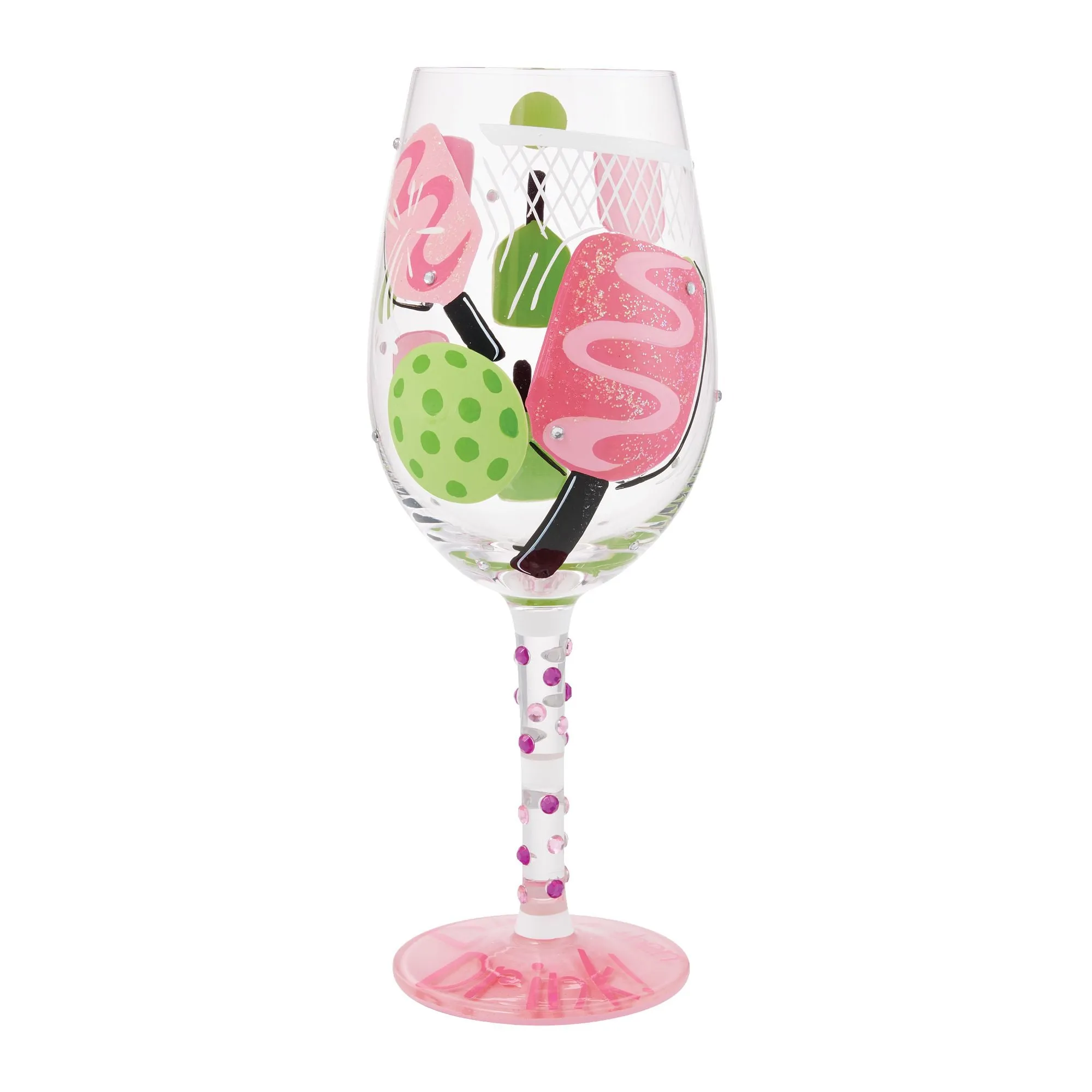 Dink then Drink Wine Glass