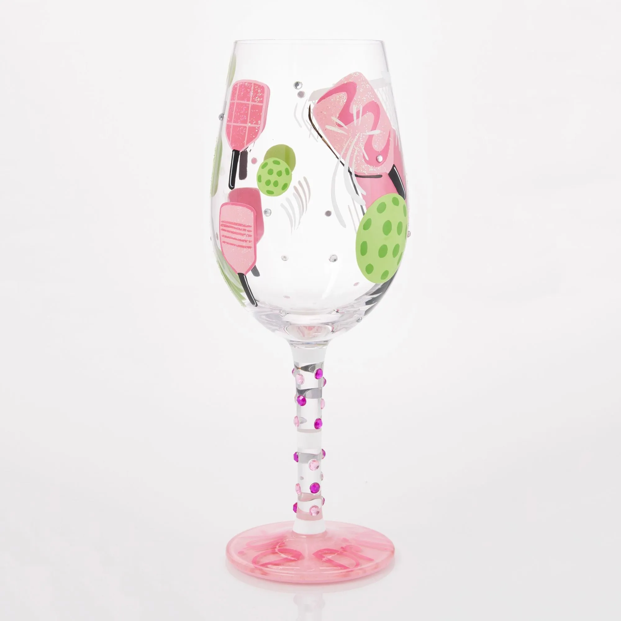 Dink then Drink Wine Glass