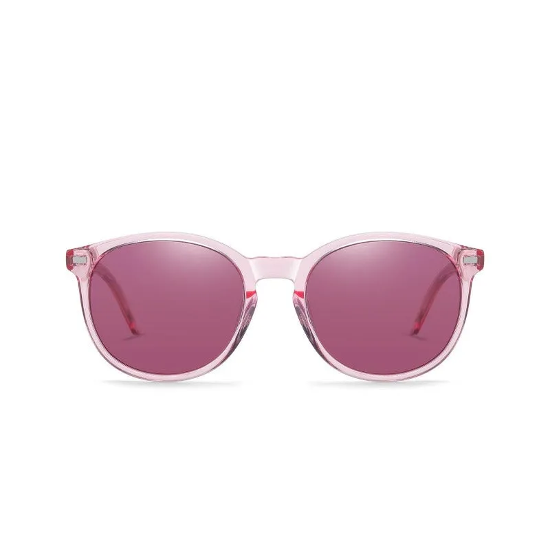 DUCO Retro Round Women's Polarized Sunglasses DC1230