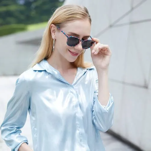 DUCO Retro Round Women's Polarized Sunglasses DC1230