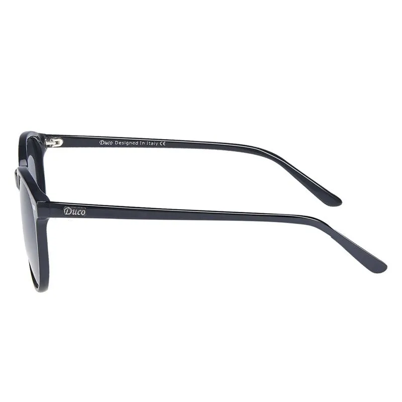DUCO Retro Round Women's Polarized Sunglasses DC1230