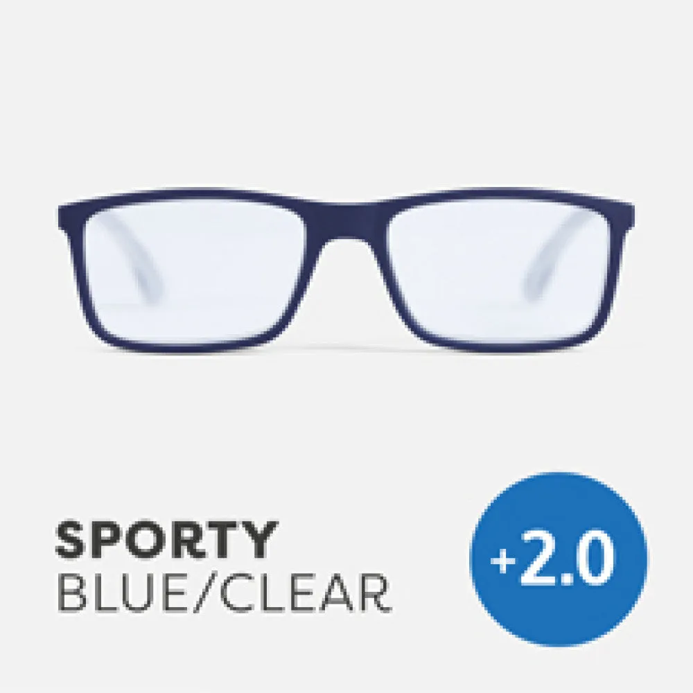 Easy Readers Sporty Blue/Clear -  2.0