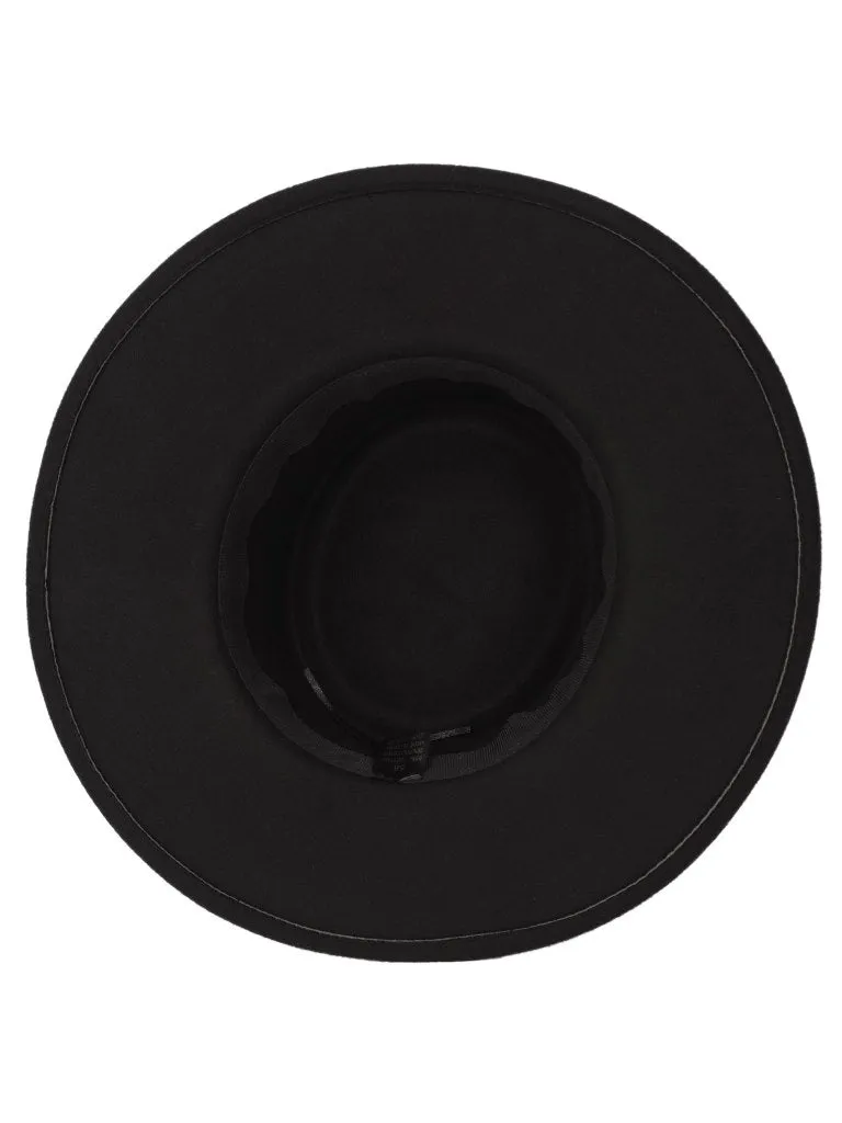 FabSeasons Womens Classic Wide Brim Floppy Panama Hat Belt Buckle Fedora Hat