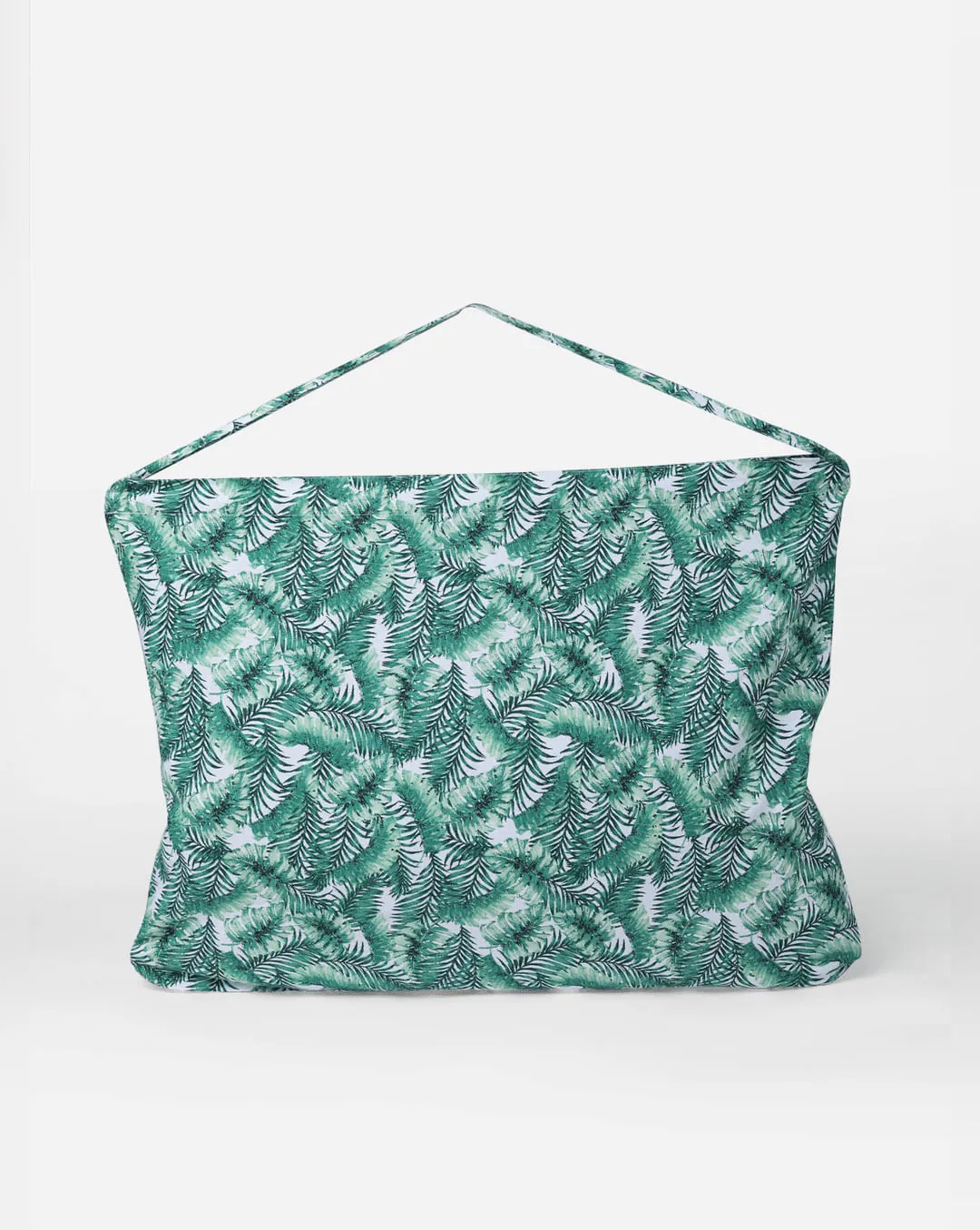Green Organic Cotton Tropical Tote Bag