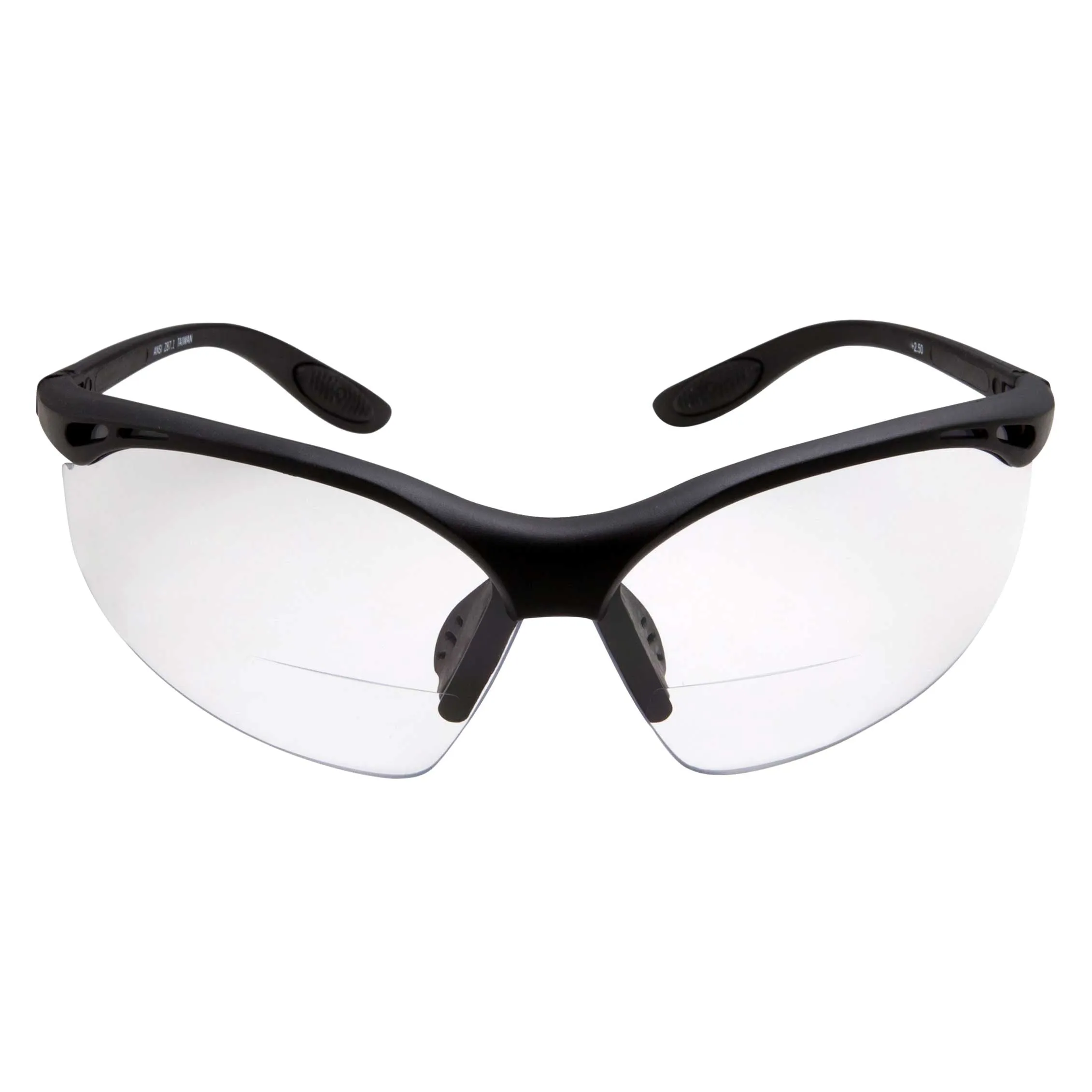 grinderPUNCH Bifocal Safety Reading Glasses Clear Lens ANSI Reader Sun Bifocal Readers 100% Polycarbonate Lenses with UV400 Protection