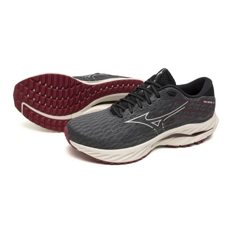 Mizuno Men's Wave Inspire 20 - Ebony/White Sand