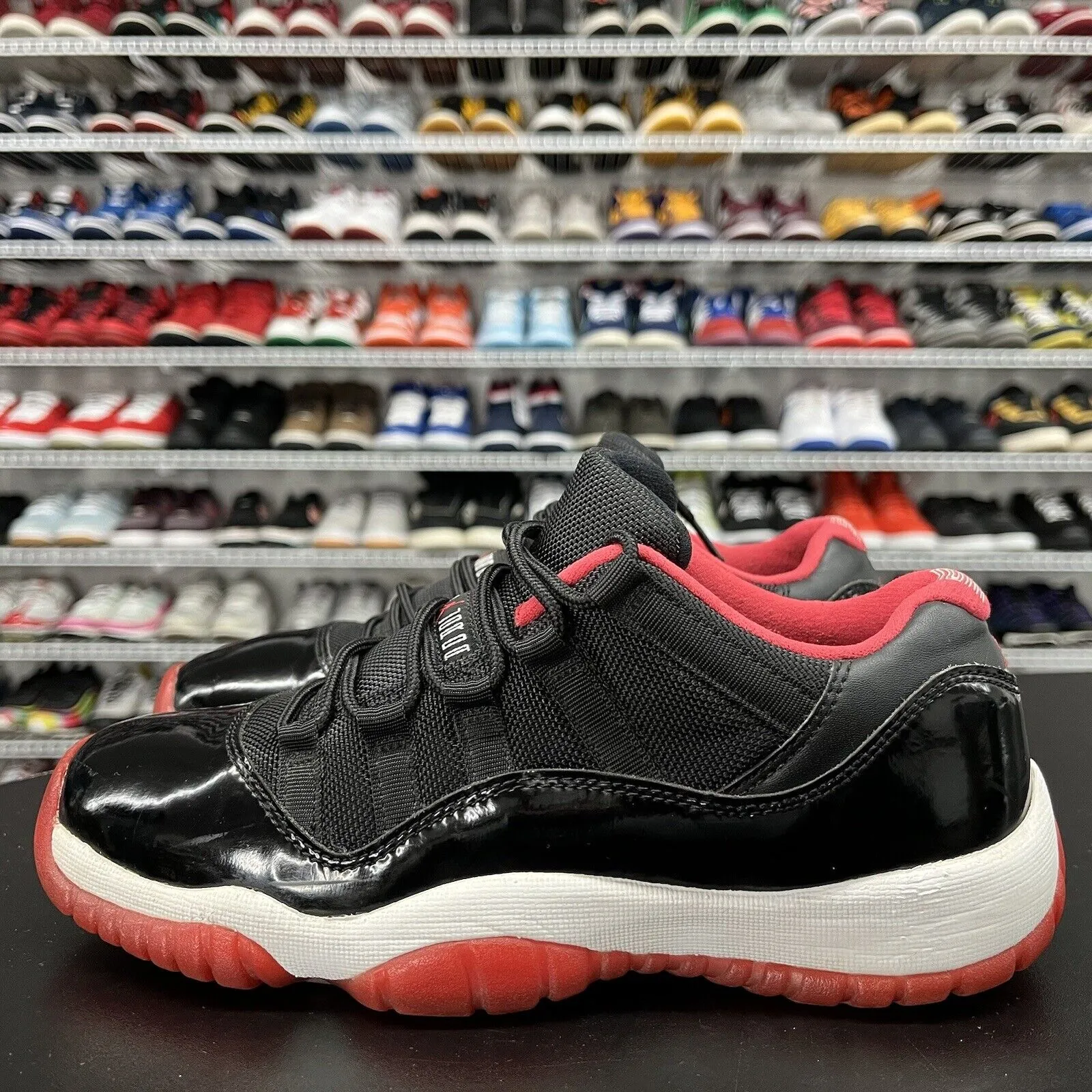 Nike Jordan 11 Retro Low Bred 2015 GS 528896-012 Youth Size 6.5Y No Insoles