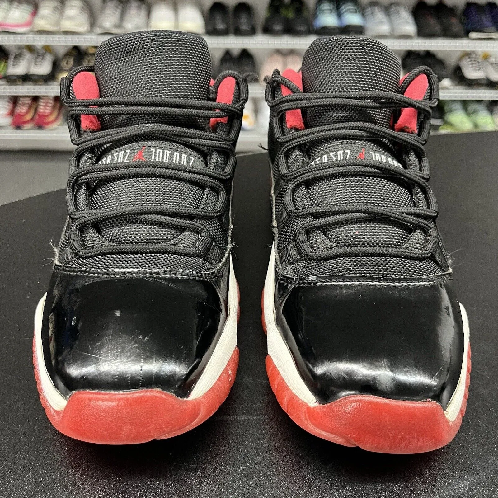 Nike Jordan 11 Retro Low Bred 2015 GS 528896-012 Youth Size 6.5Y No Insoles