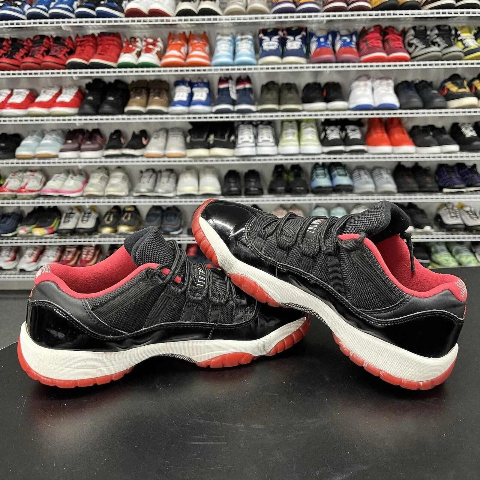 Nike Jordan 11 Retro Low Bred 2015 GS 528896-012 Youth Size 6.5Y No Insoles