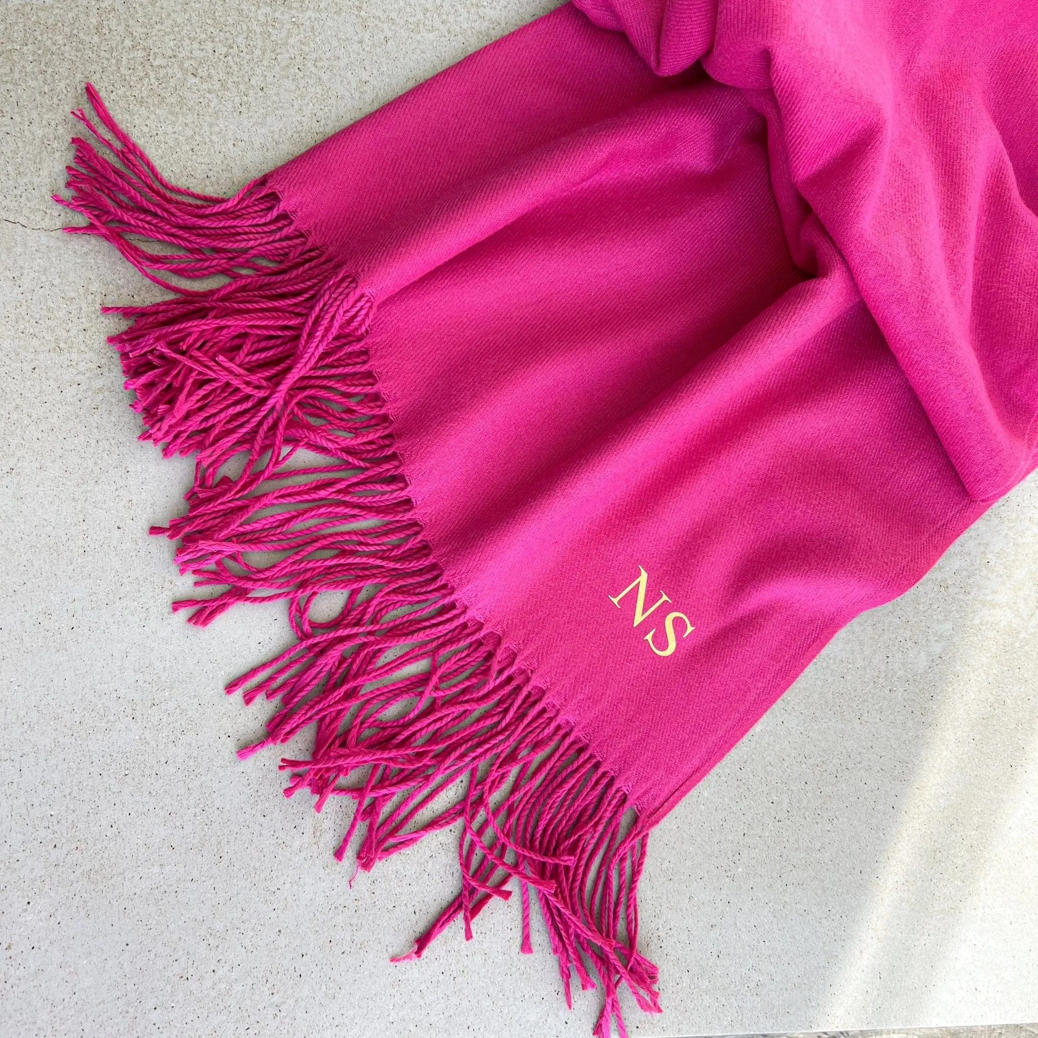Personalised Lightweight Pashmina Scarf