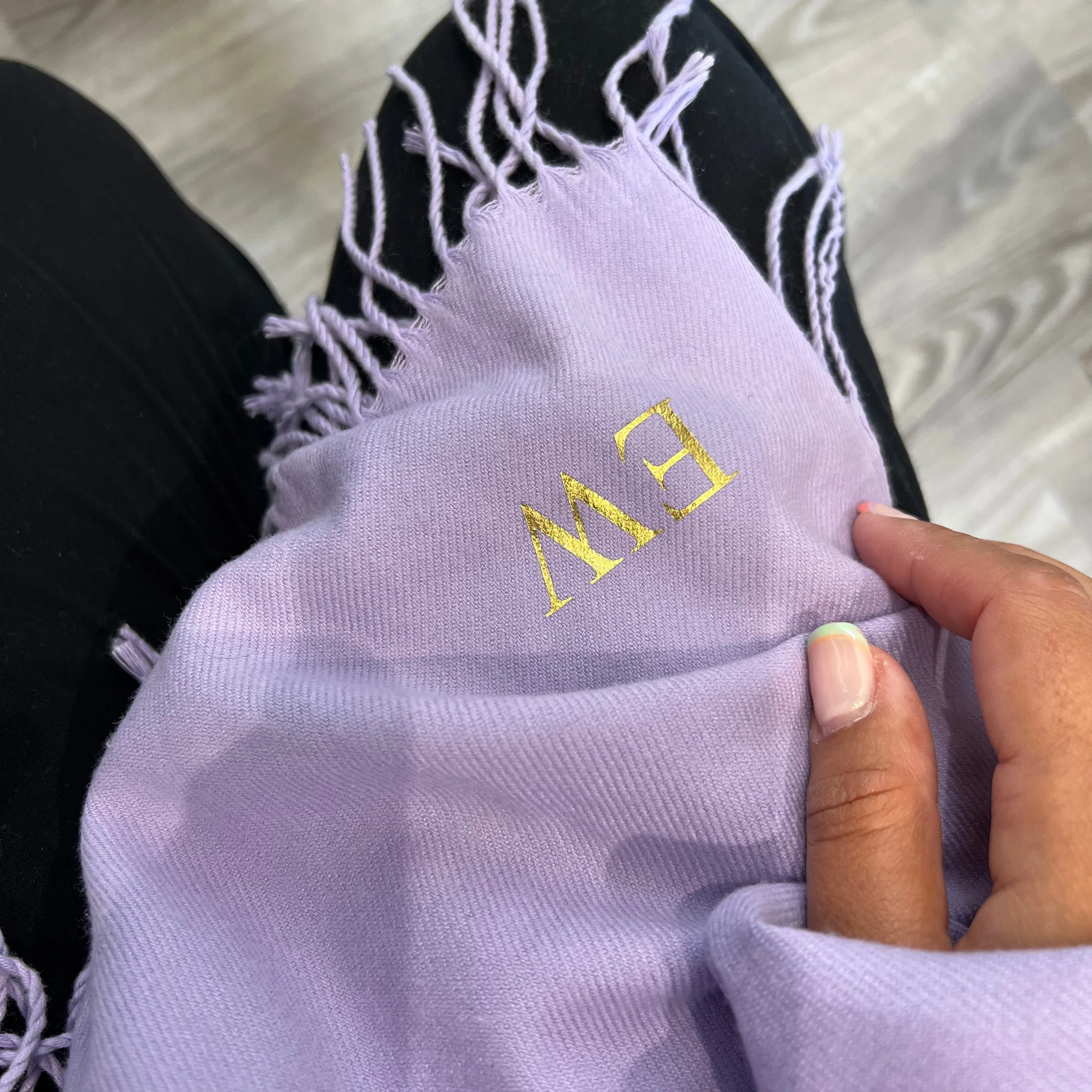 Personalised Lightweight Pashmina Scarf