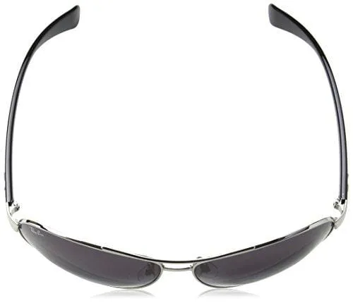 Ray-Ban Men's Rb3386 Aviator Sunglasses, Silver/Grey Gradient, 67 mm