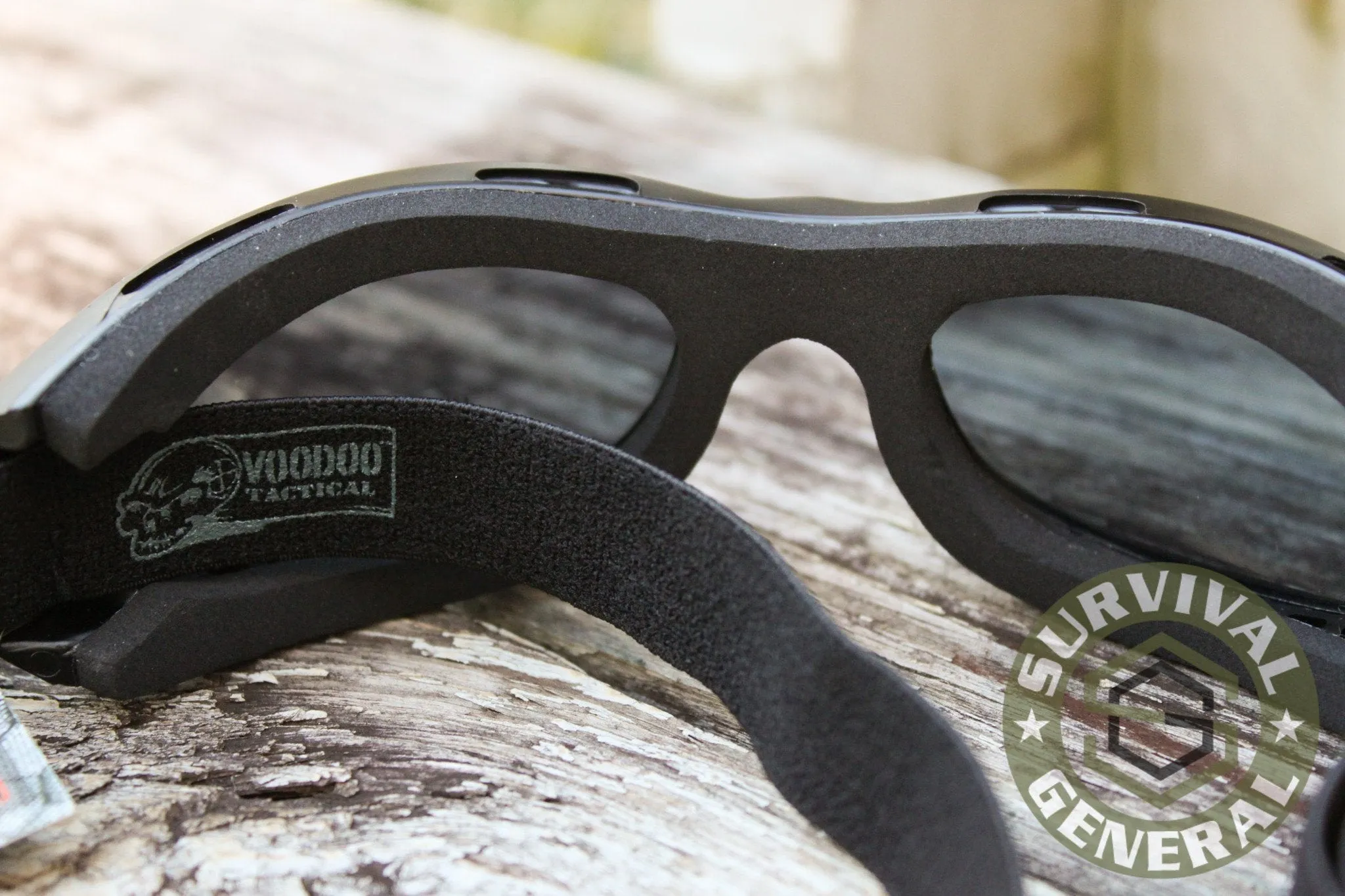 Tactical Vented Goggle Sunglasses Smoke Black 400 UV Eye Protection
