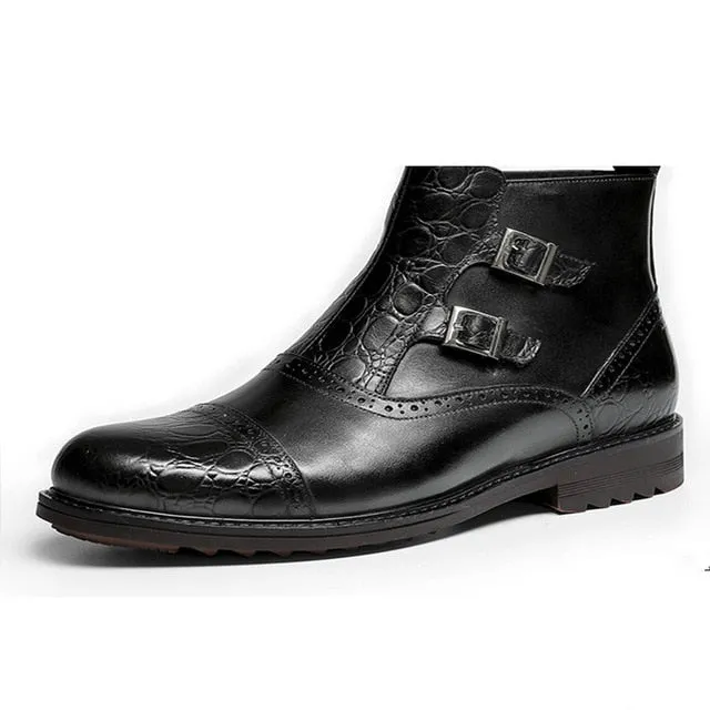 Veltique Croctex Zipper Boots