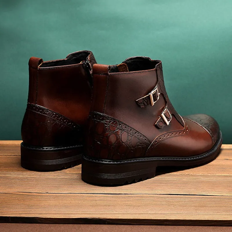 Veltique Croctex Zipper Boots