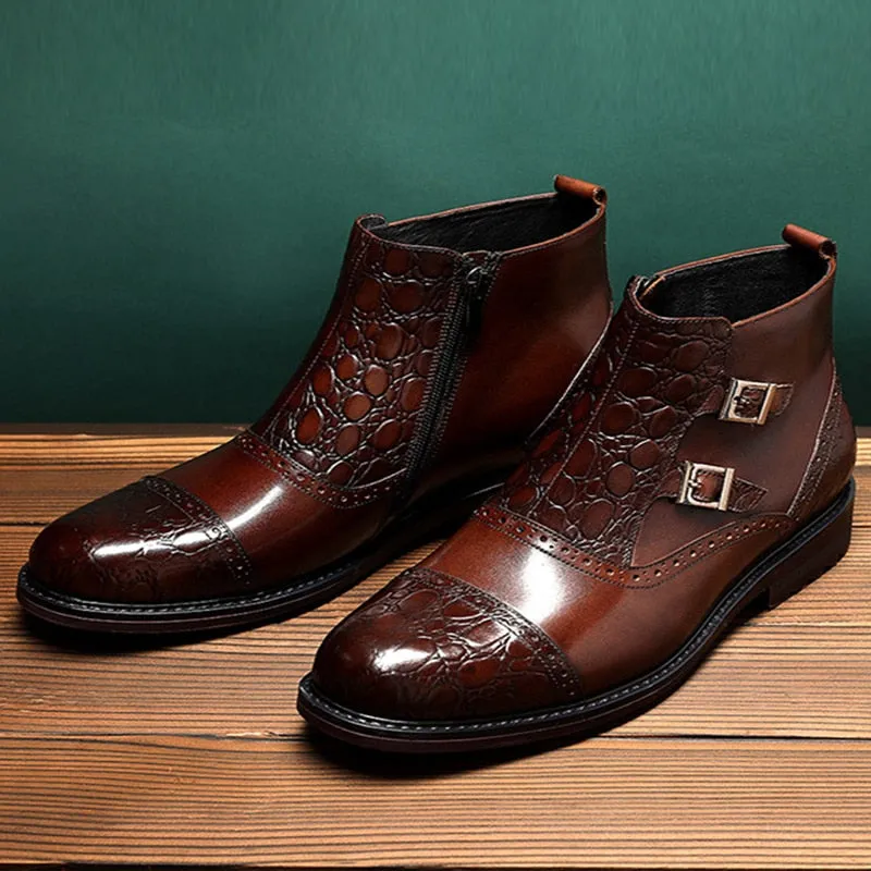 Veltique Croctex Zipper Boots