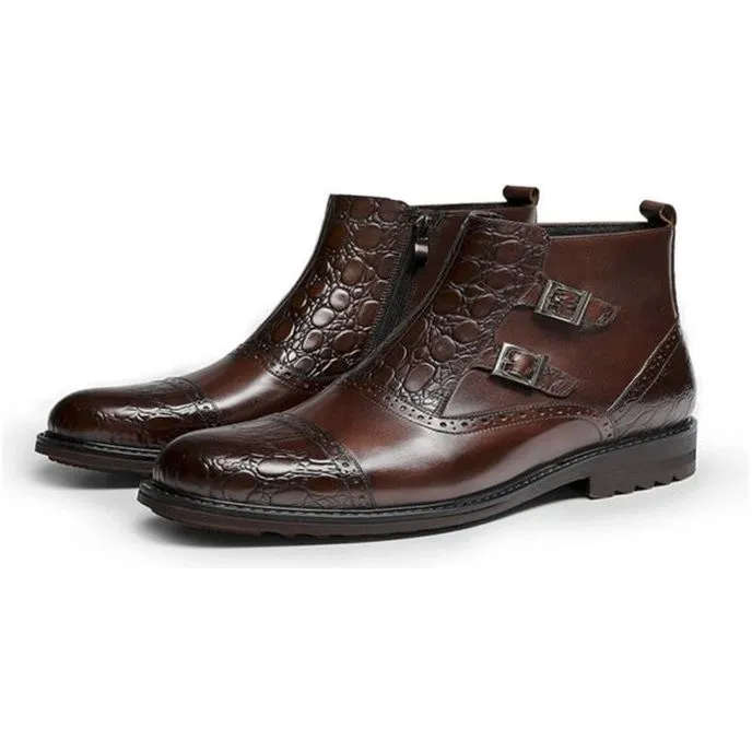 Veltique Croctex Zipper Boots