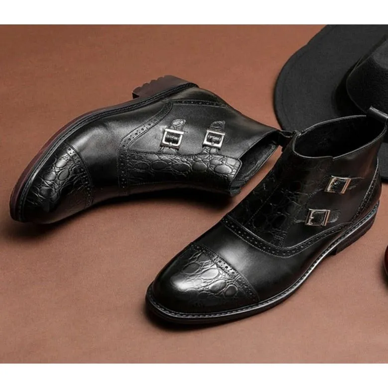 Veltique Croctex Zipper Boots