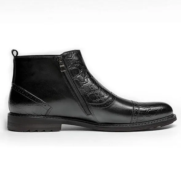 Veltique Croctex Zipper Boots