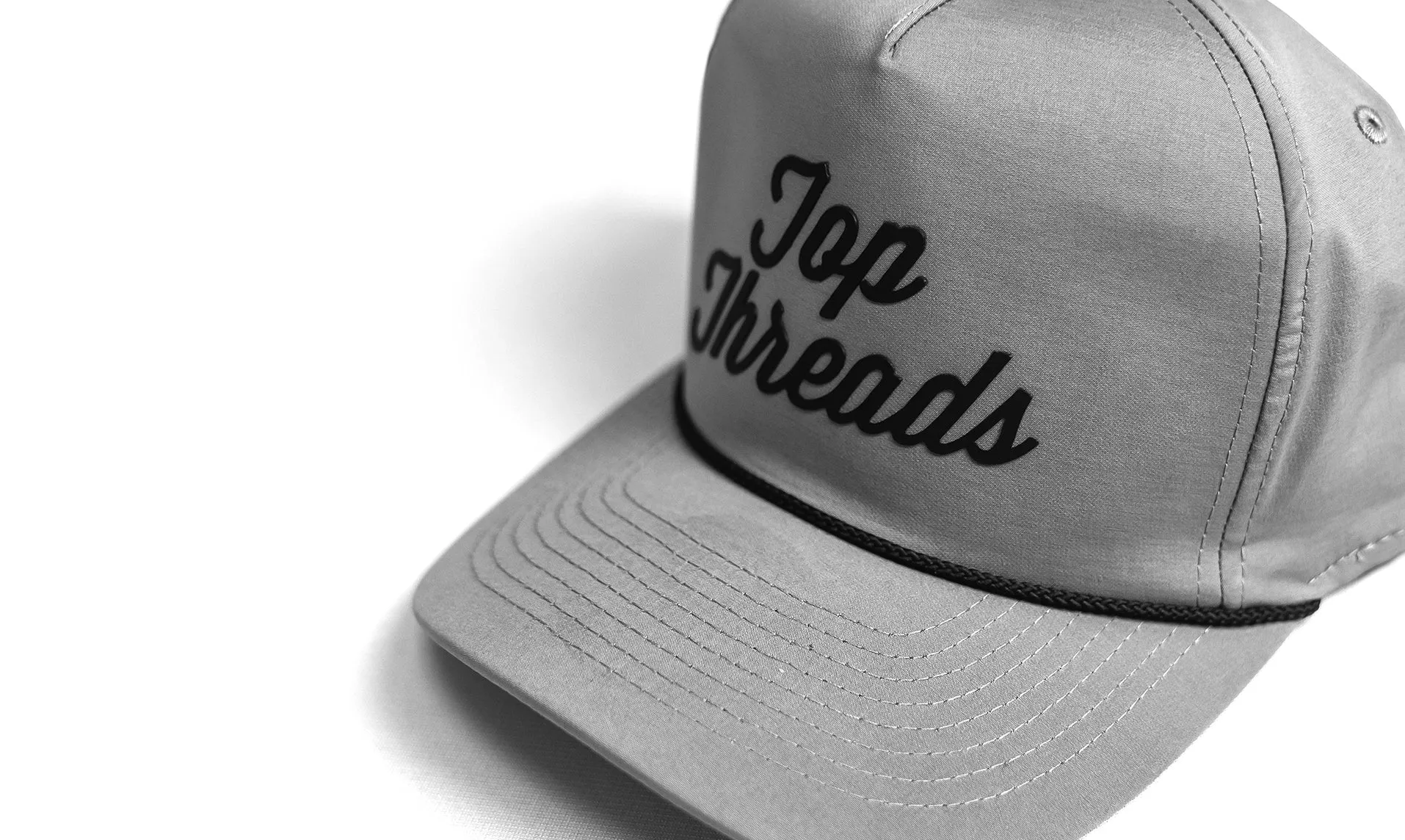 Wedge 5 Panel Cap - Grey