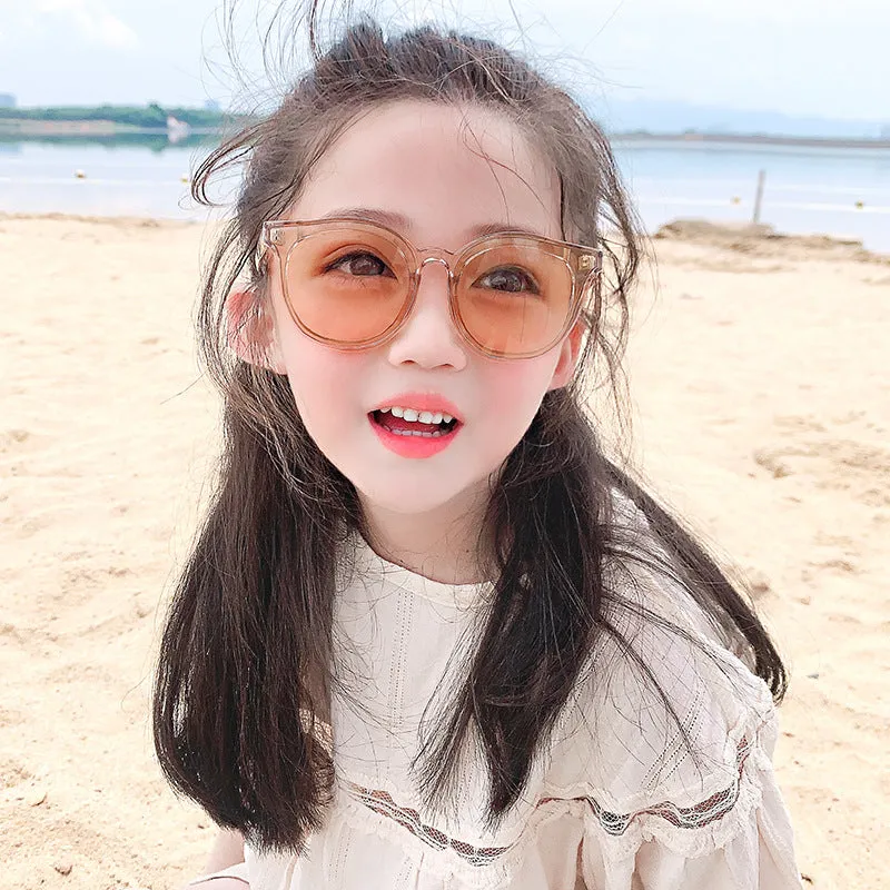 Wholesale children's UV protection vintage sunglasses JDC-SG-KD130